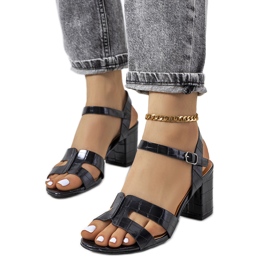 Black sandals on the Haiden post Black sandals on the Haiden post