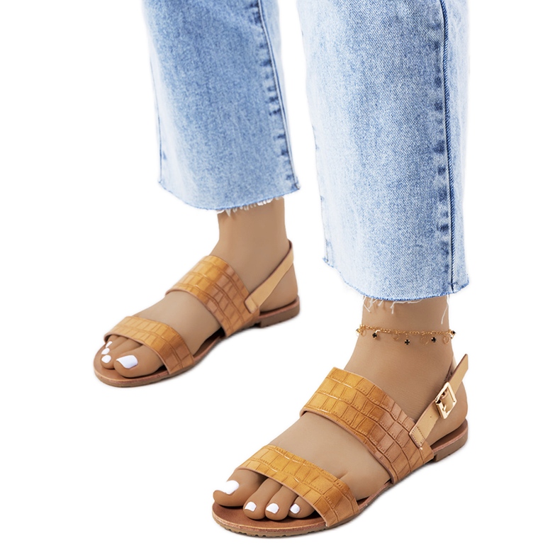 Chinn women's brown sandals Chinn women's brown sandals