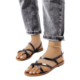 Black women's sandals from Polvi