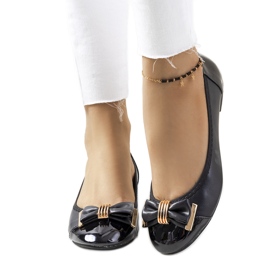 Ladies' black Sirpa ballerinas