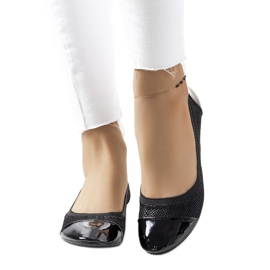Harila women's black ballerinas