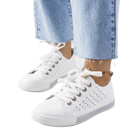 Impi women's white and gray sneakers grey