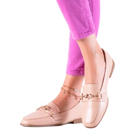 Lovery Elegant loafers beige Lovery Elegant loafers beige