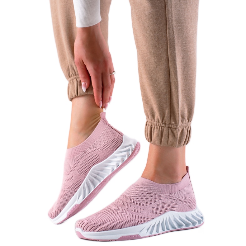 J. Star Fashionable Pink Sneakers J. Star Fashionable Pink Sneakers