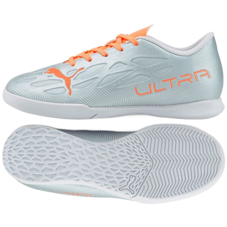 Puma Ultra 4.4 It Jr 106746 01 football boots grey silver