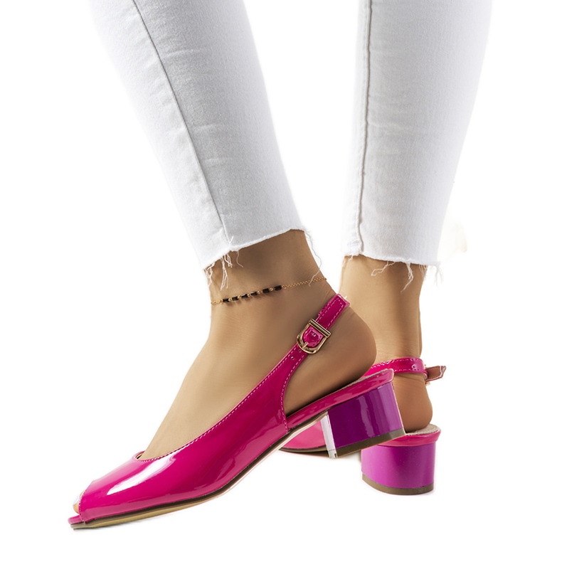 Pink Edmond high heels