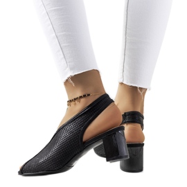 Black Rush openwork sandals Black Rush openwork sandals