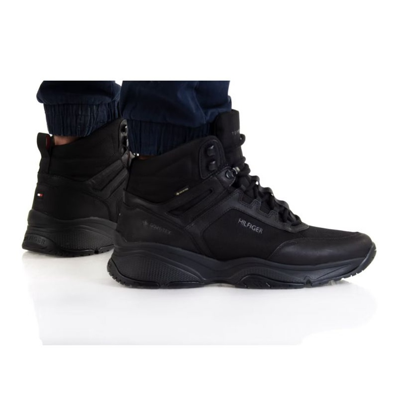 Tommy Hilfiger High Sneaker Boot Gore-Tex M FM0FM03935 black