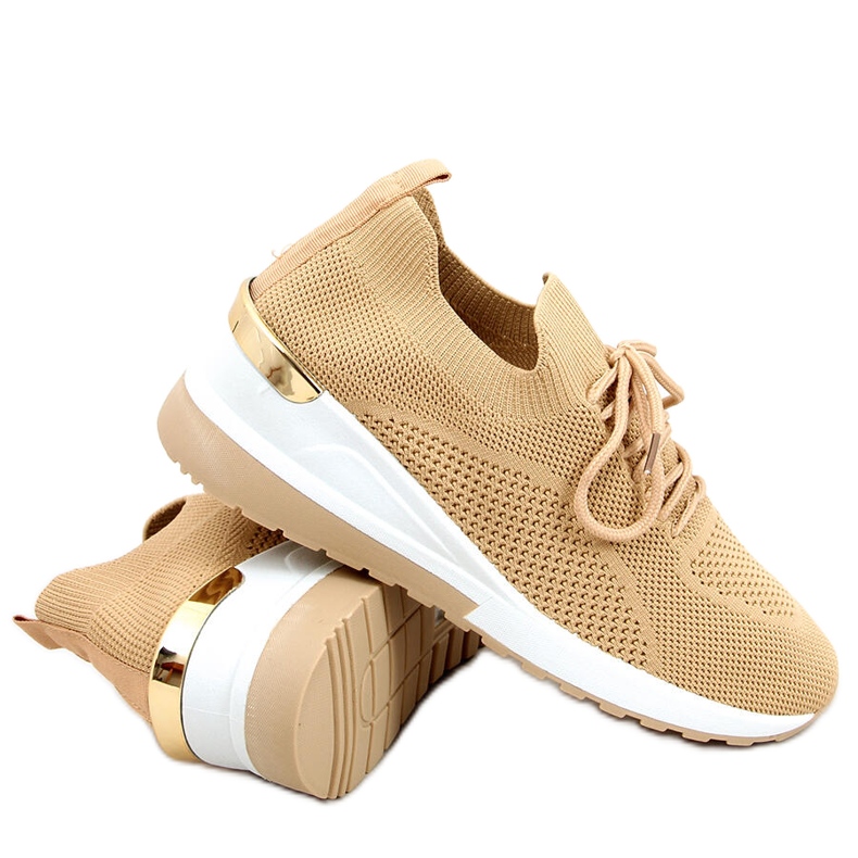 Faggio Khaki socks socks beige