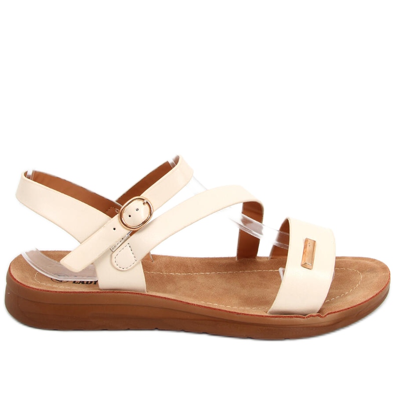 Leaf Beige women's sandals