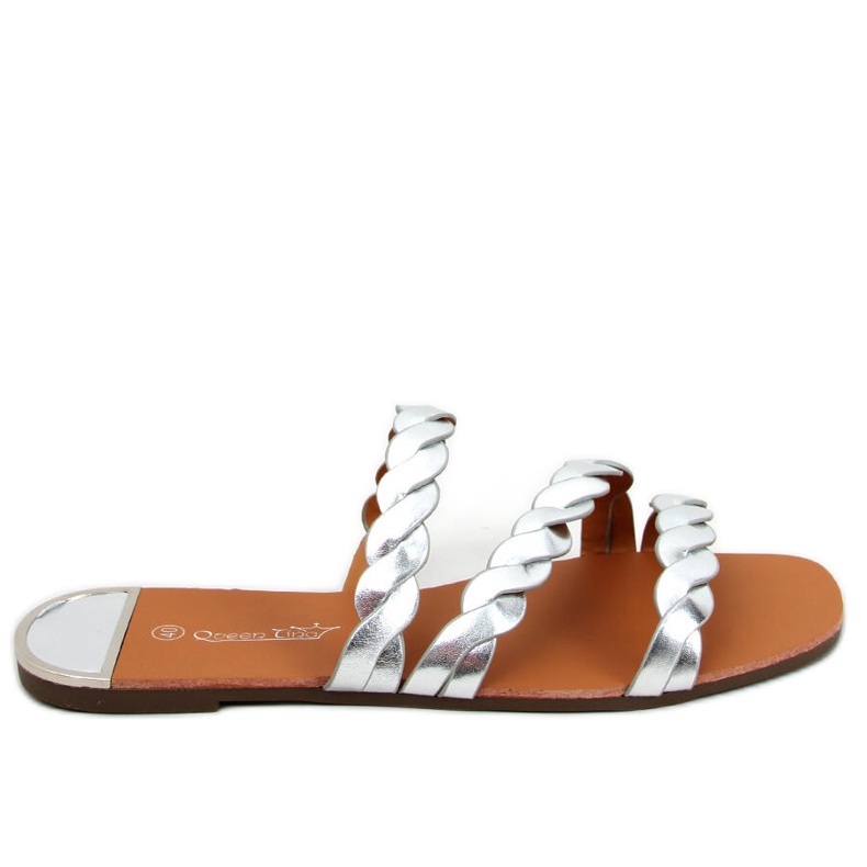 Clover Silvery women's slippers