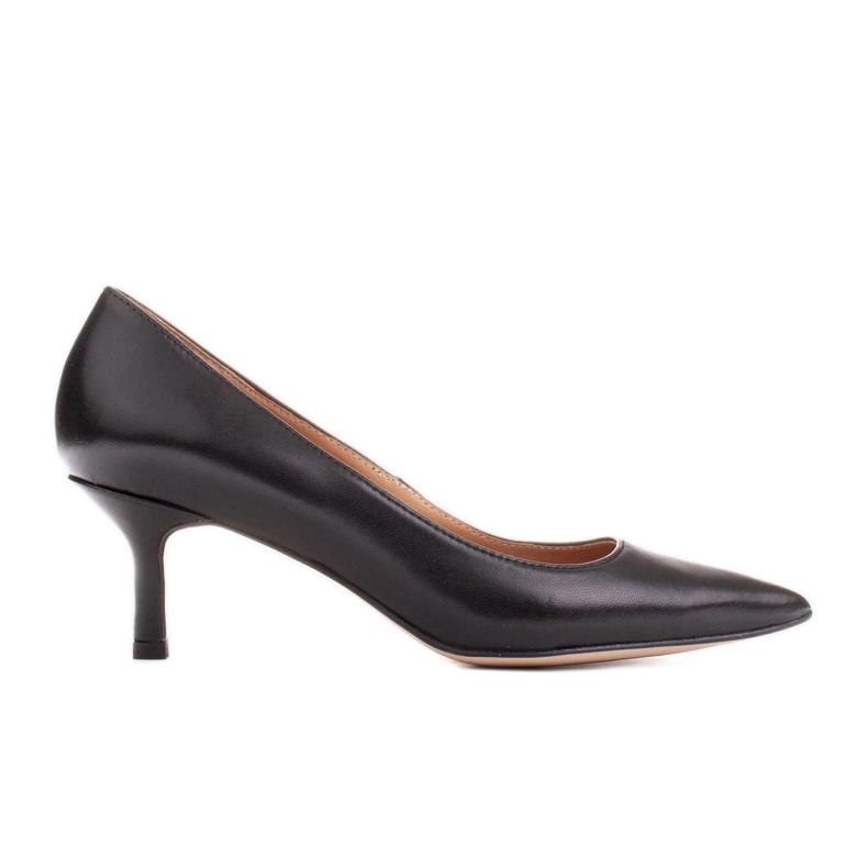 Marco Shoes Elegant stilettos with a lower heel black