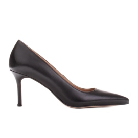 Marco Shoes Elegant stilettos made of soft leather black Marco Shoes Elegant stilettos made of soft leather black