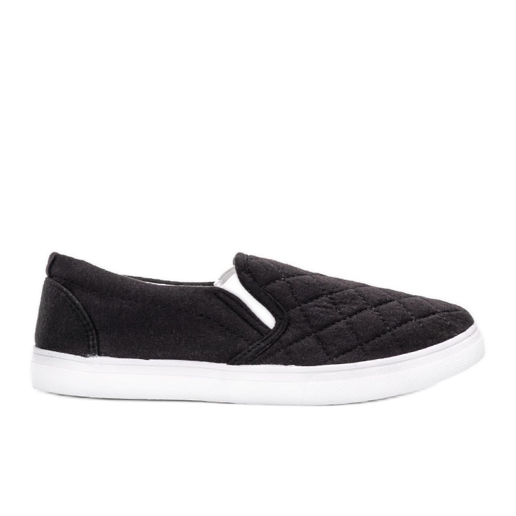 Cornish black textile sneakers