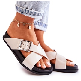 Women's rubber slippers ZAXY JJ285057 White