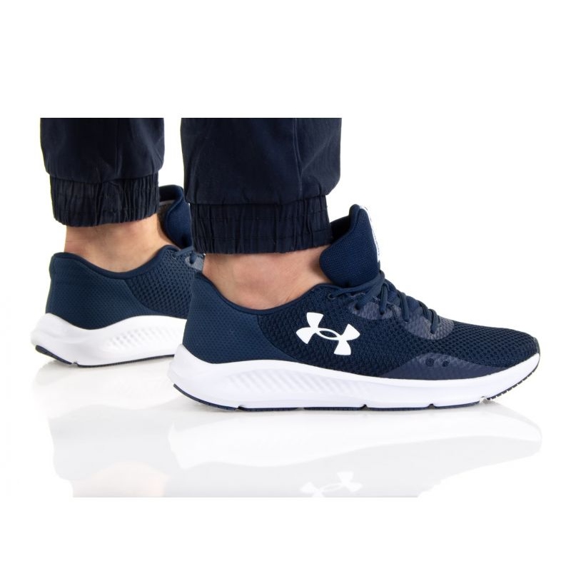 Under Armour Charged Pursuit 3 Running Shoes - Mens - Academy/White
