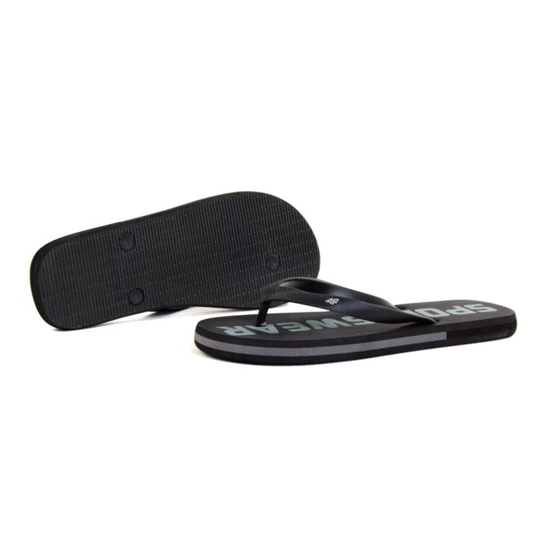 Flip-flops 4F M H4L22-KLM006 dark gray black