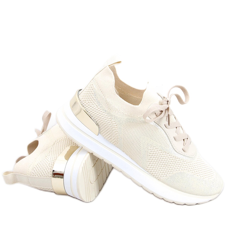 Remy Beige sock sneakers