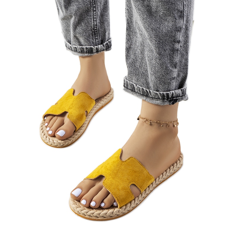 Yellow women's Nadja slippers Yellow women's Nadja slippers