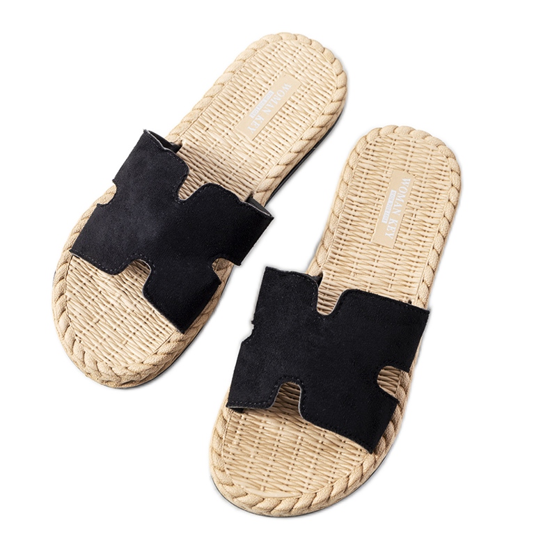 Black women's Nadja slippers