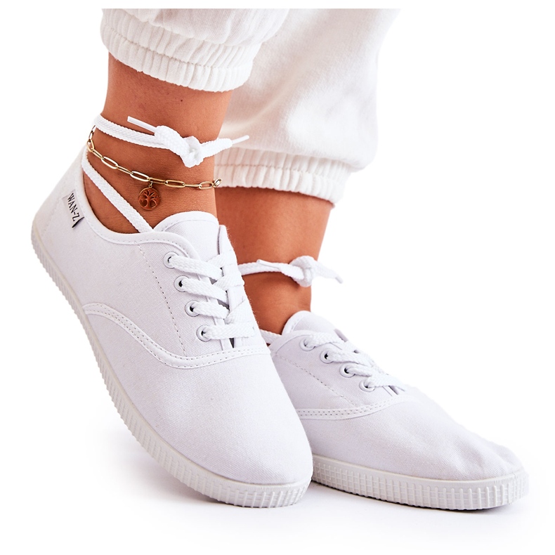 PE1 Women's Classic Sneakers White Dellis