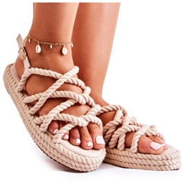 FS1 Women's Comfortable Sandals Braided Beige Maurice FS1 Women's Comfortable Sandals Braided Beige Maurice
