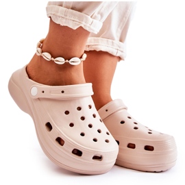 FS1 Women's Foam Slippers Crocs Beige Coline FS1 Women's Foam Slippers Crocs Beige Coline