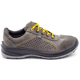 ŁUKPOL Techwork 1128PP Men's Work Shoes Gray ['gray']
