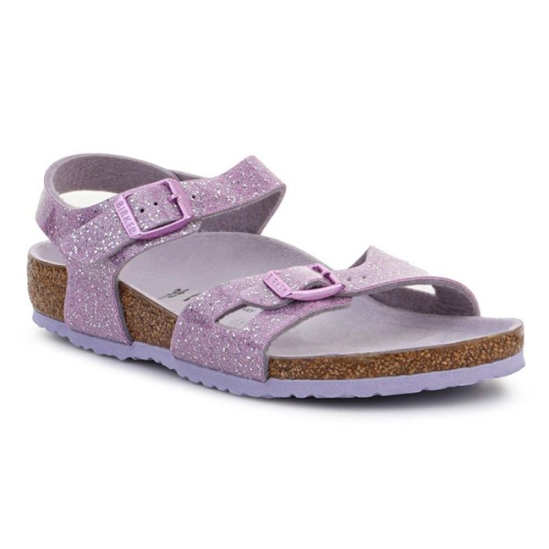 Birkenstock Rio Kids 1022169 Cosmic Sparkle Lavender sandals violet