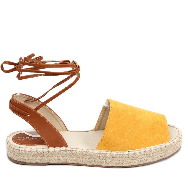 Andrina Yellow women's espadrilles brown