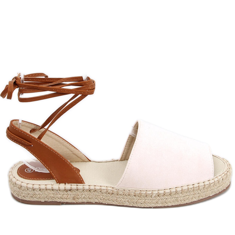 Andrina Pink women's espadrilles beige multicolored