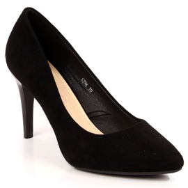Pumps stilettos black suede W Sergio Leone