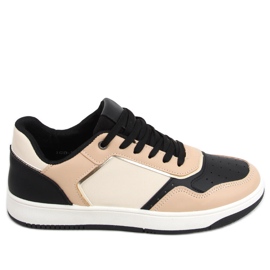 Women's Izzie KHAKI / BLACK sneakers multicolored