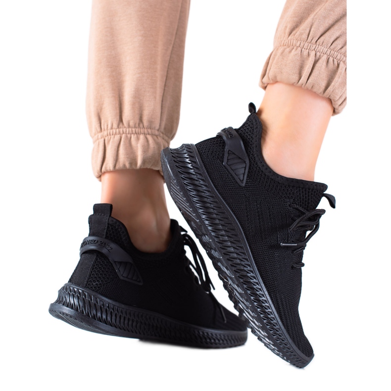 Sweet Shoes Black Textile Sport Shoes Sweet Shoes Black Textile Sport Shoes