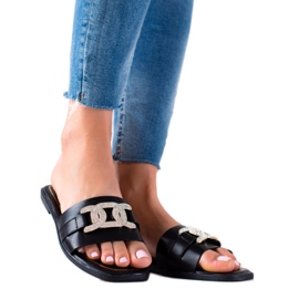 Seastar Elegant Slippers black Seastar Elegant Slippers black