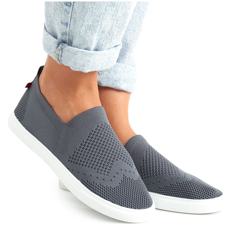 Women's Sneakers Slip-on Big Star FF274A607 Gray grey