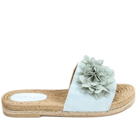 Floral fiesta Primrose Green slippers