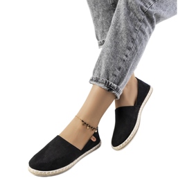 Black Jacquet women's espadrilles
