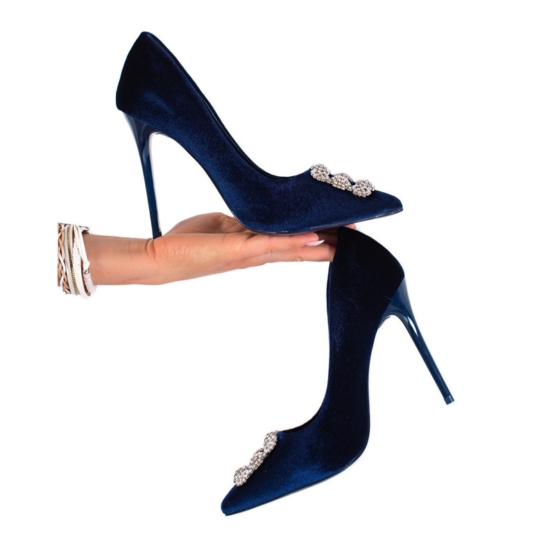 Comer Elegant navy blue high heels Comer Elegant navy blue high heels