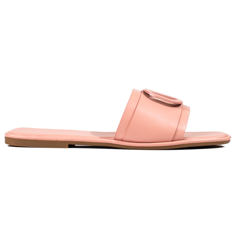 SHELOVET Pink flip flops