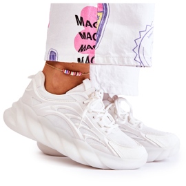 PM2 Fashionable Women's Sport Shoes Sneakers White Sollero PM2 Fashionable Women's Sport Shoes Sneakers White Sollero