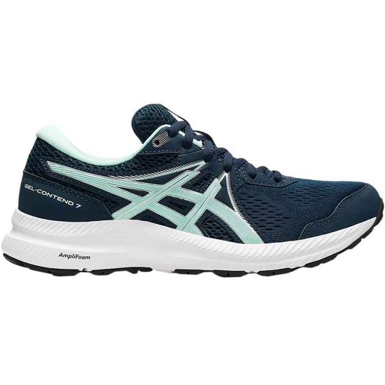 Asics Gel Contend 7 W 1012A911 407 running shoes navy blue green