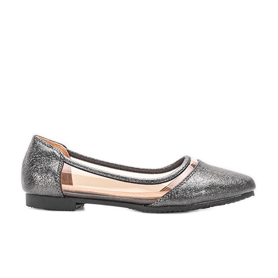 Black lacquered children's ballerinas from Liisi