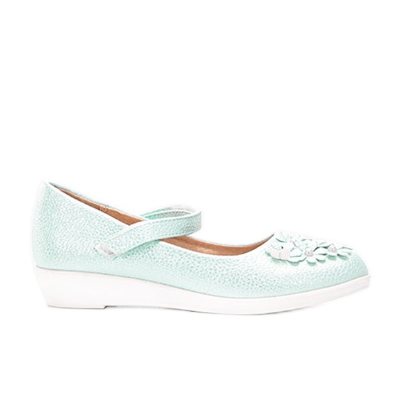 BM Green shiny ballerinas for children Alaja BM Green shiny ballerinas for children Alaja