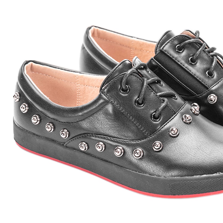 Black Kooi children's sneakers