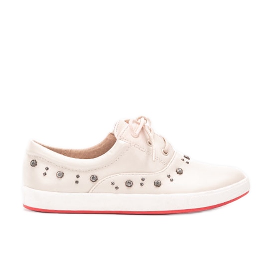 BM Fosses beige children's sneakers