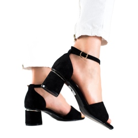 Seastar Elegant sandals on high heels black