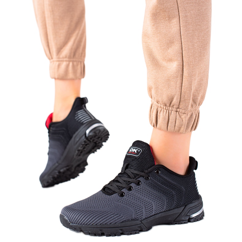 DK Comfortable Sports Shoes black grey DK Comfortable Sports Shoes black grey