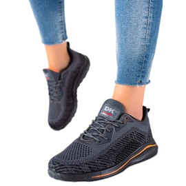 DK gray sports shoes black grey DK gray sports shoes black grey