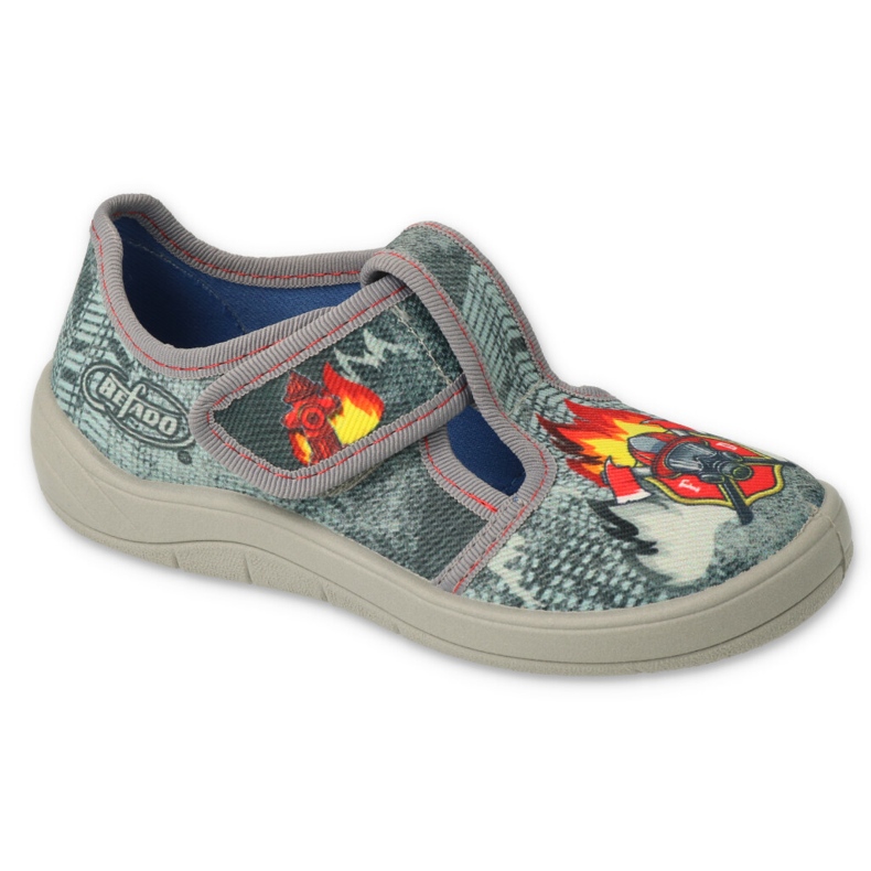 Befado children's shoes 911X012 red grey